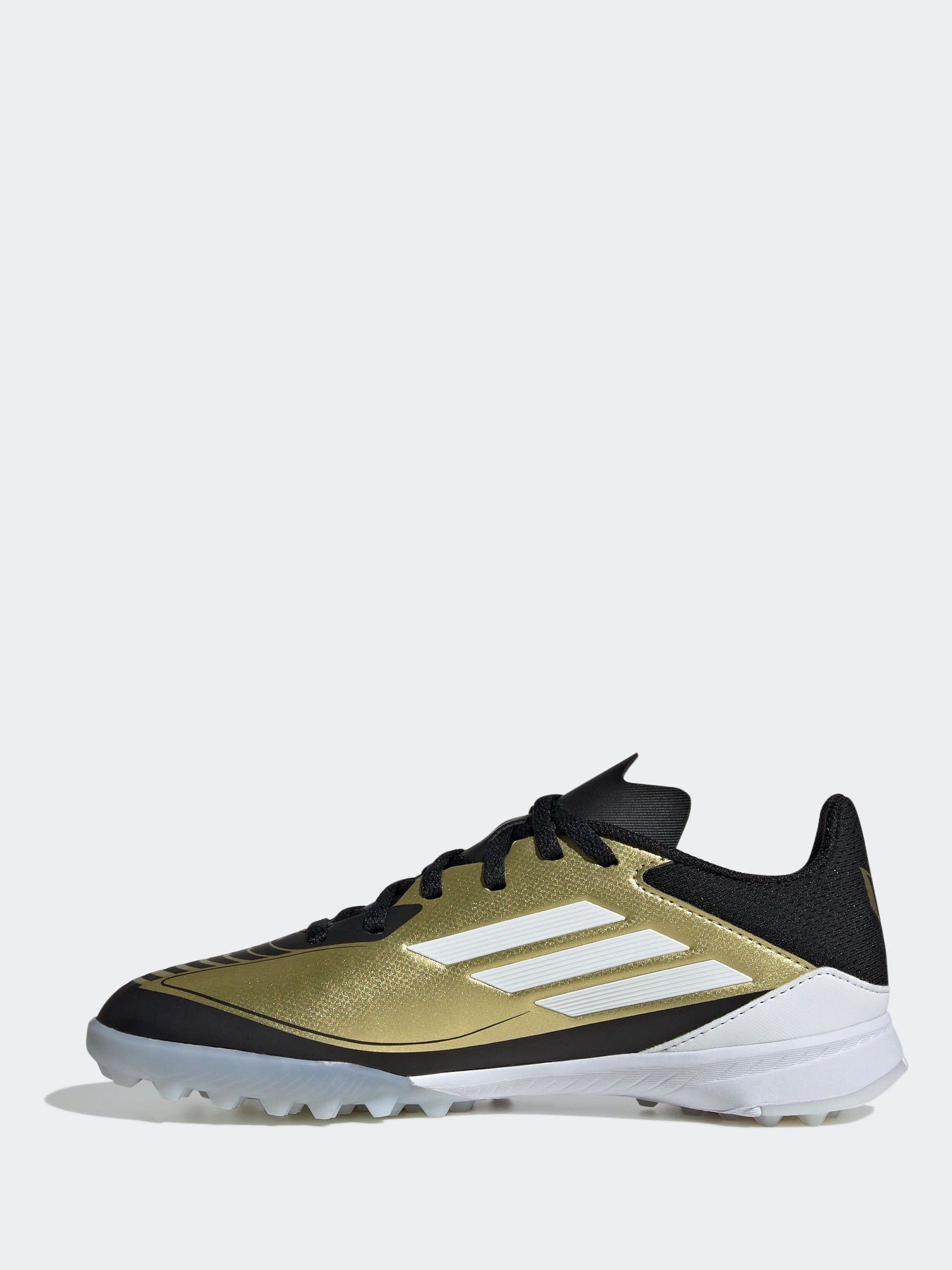 Buy adidas Gold White Kids F50 League Messi Turf Boots from Next United Arab Emirates