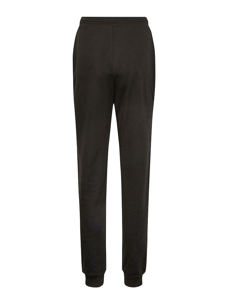 Long Tall Sally Black Cuffed Drawstring Joggers - Image 4 of 4
