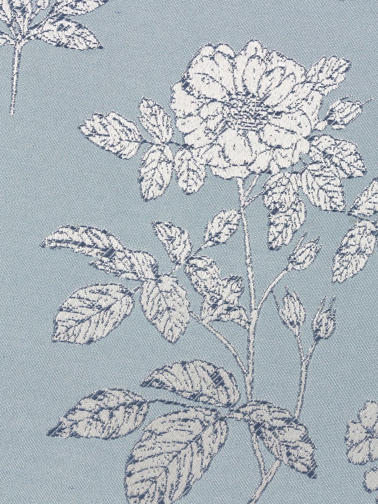 Wylder Blue Sophia Floral Jacquard Cushion - Image 4 of 4