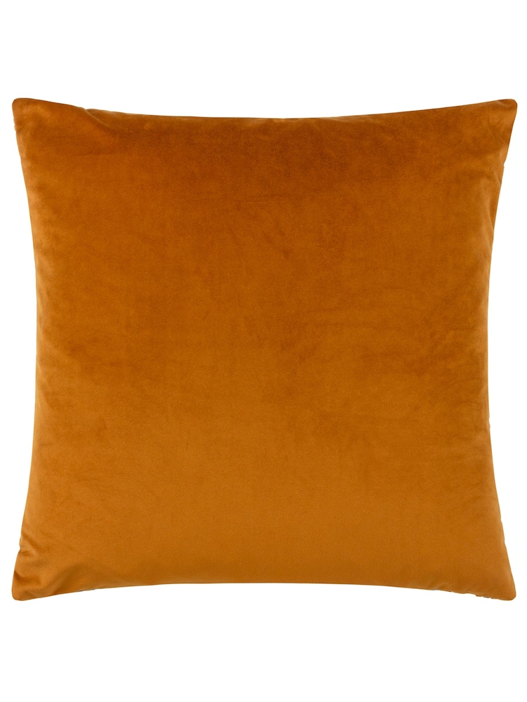 Riva Paoletti 50 x 50cm Henley Geometric Velvet Jacquard Cushion - Imagem 2 de 5