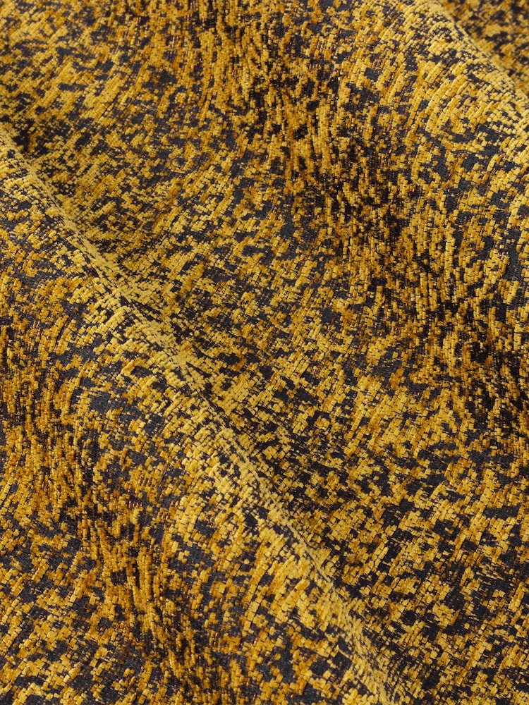 Riva Paoletti Gold Galaxy Chenille Eyelet Curtains - Image 5 of 5