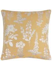 Wylder Nature Gold Sophia Floral Jacquard Cushion - Image 2 of 5
