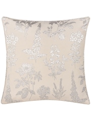 Wylder Natural Sophia Floral Jacquard Cushion - Image 2 of 4