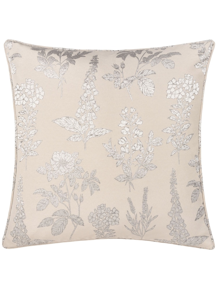 Wylder Natural Sophia Floral Jacquard Cushion - Image 2 of 4