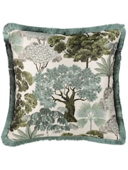Wylder Green Woodlands Floral Jacquard Cushion - Image 2 of 5