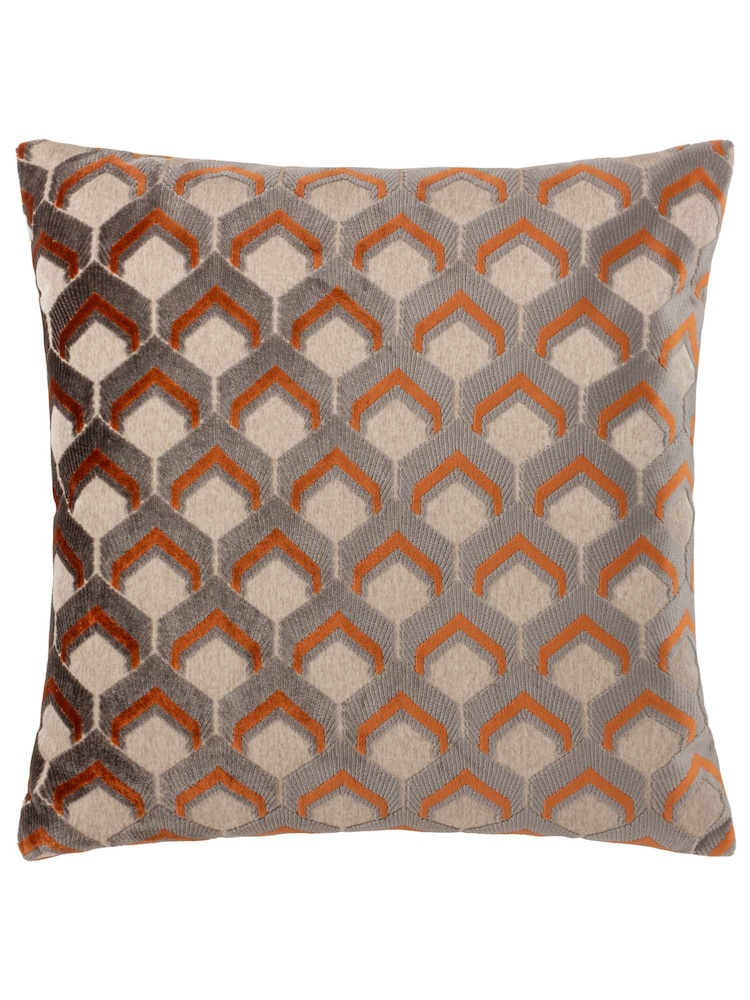 Riva Paoletti 45 x 45cm Ledbury Velvet Jacquard Cushion - Imagem 1 de 5