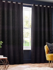 Riva Paoletti Galaxy Chenille Eyelet Curtains - 圖片 2，共 5