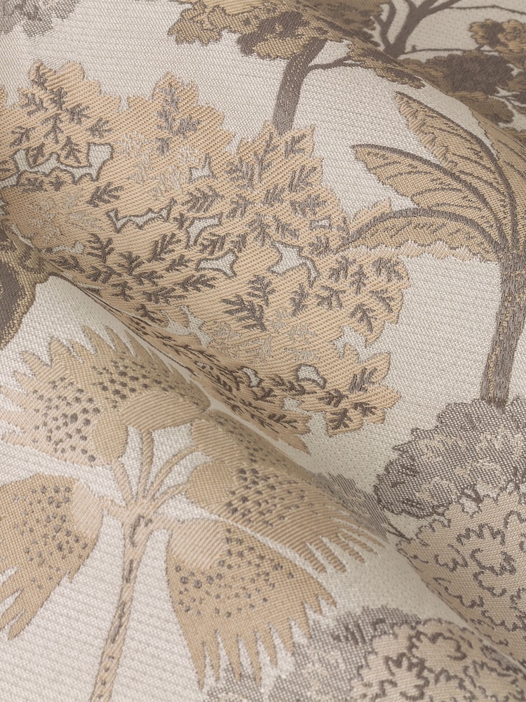 Wylder Natural Woodlands Floral Jacquard Eyelet Curtains - Image 5 of 5