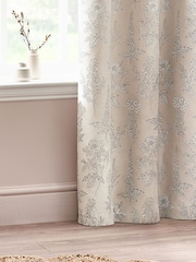 Wylder Natural Sophia Floral Jacquard Eyelet Curtains - Image 3 of 5