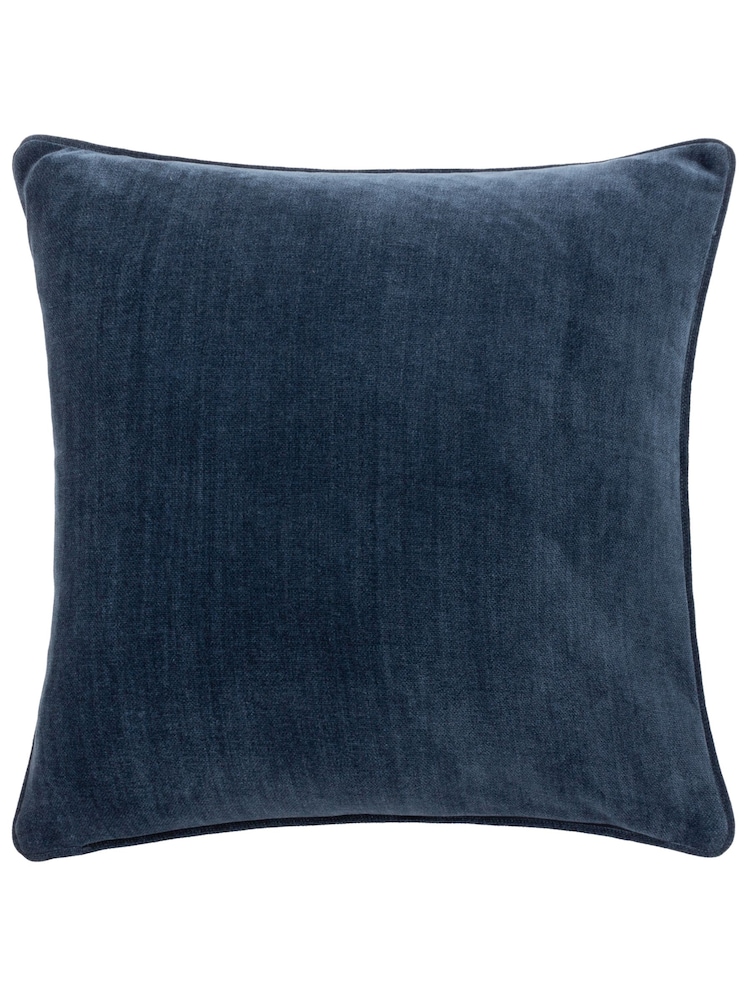 Yard 50 x 50cm Heavy Chenille Velvet Piped Feather Filled Cushion - Изображение 1 из 4