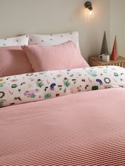 Brushed 100% Cotton Christmas Duvet Cover and Pillowcase Set - Изображение 5 из 8