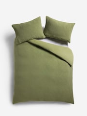 Pattern Embossed Borg Fleece Duvet Cover and Pillowcase Set - Изображение 4 из 4