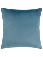 Riva Paoletti Smoke/Rose 45 x 45cm Ledbury Velvet Jacquard Cushion - Image 2 of 5
