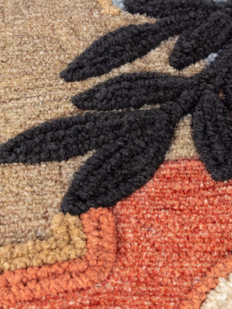 Furn Multicolour 100% Cotton Souk Embroidered Cushion - Image 6 of 6