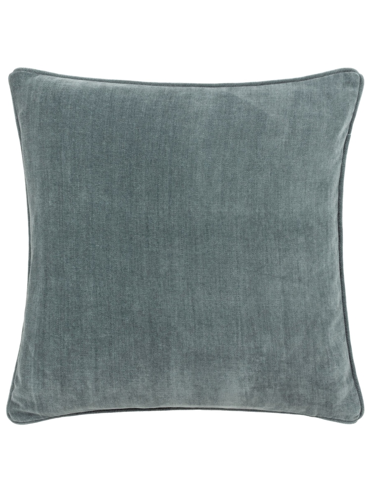 Yard 50 x 50cm Heavy Chenille Velvet Piped Feather Filled Cushion - Изображение 2 из 4