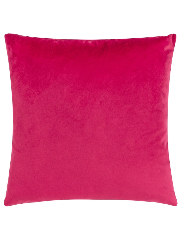 Riva Paoletti 45 x 45cm Ledbury Velvet Jacquard Cushion - Image 3 of 6
