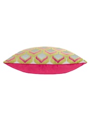 Riva Paoletti Multicolour 45 x 45cm Ledbury Velvet Jacquard Cushion - Image 4 of 6