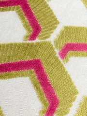 Riva Paoletti Multicolour 45 x 45cm Ledbury Velvet Jacquard Cushion - Image 5 of 6