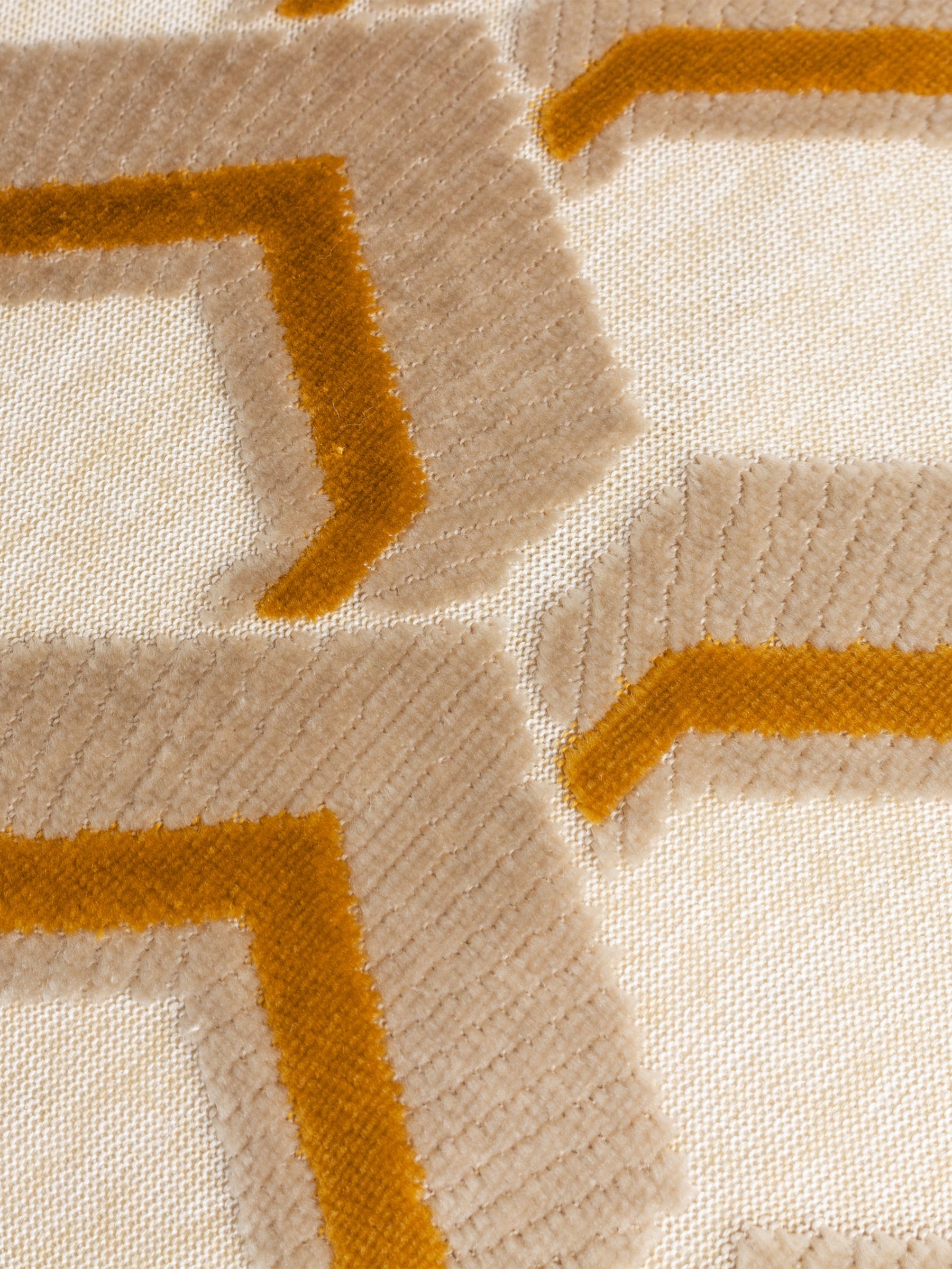 Cuscino Quadrato Riva Paoletti Zurich 45x45 Cm - Oro, In Poliestere Morbido Per Decorazione Interni - 2