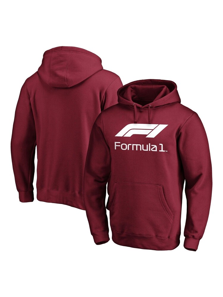 Fanatics Red Formula 1 スタック ロゴ グラフィック コットン 100% パーカー - 画像 1 / 1