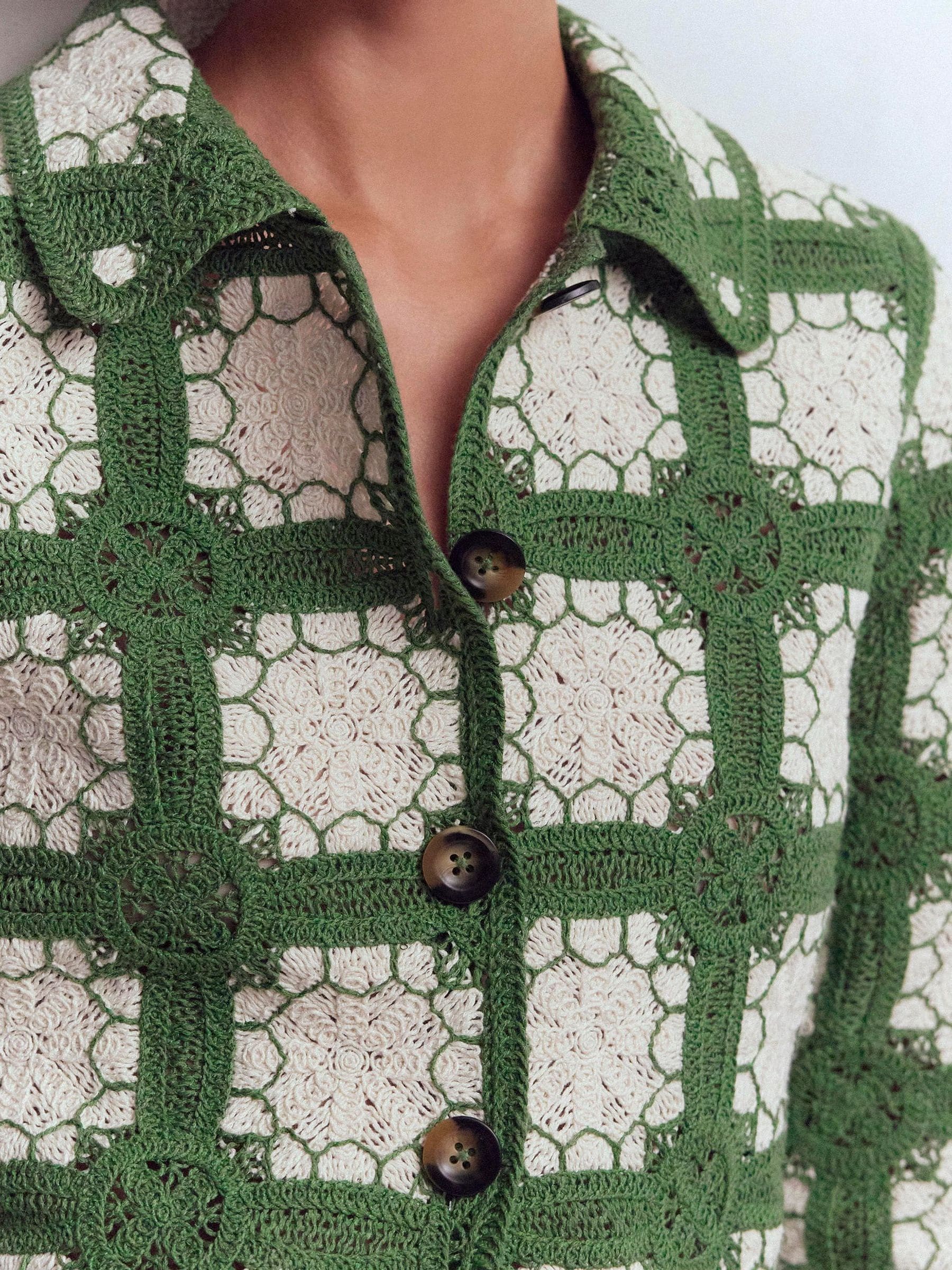 Buy Boden Cream Crochet Jacket from Next USA