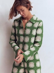 Boden Cream Crochet Jacket - Image 5 of 8