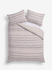 Natural Pattern Printed Fleece Duvet Cover and Pillowcase Set - Image 3 of 3