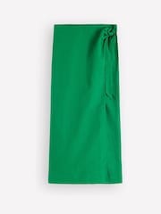 Boden Green Dimitra Linen Column Skirt - Image 5 of 5