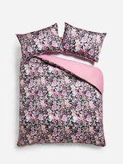 200 Thread Count 100% Egyptian Cotton Sateen Bold Floral Duvet Cover and Pillowcase Set - Imagem 5 de 5