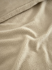 Stone Borg Fleece Duvet Cover and Pillowcase Set - Image 5 of 6