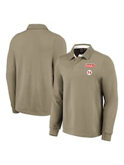 Fanatics Formula 1 True Classics Rugby 100% Cotton Brown Shirt - Image 1 of 3