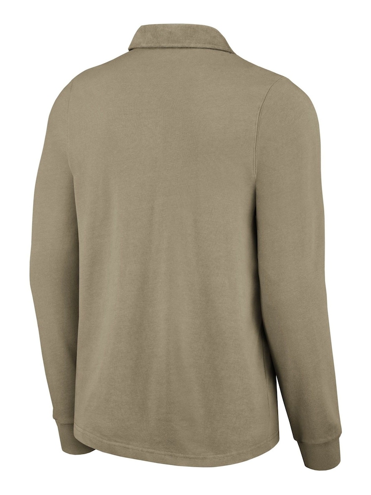 Fanatics Formula 1 True Classics Rugby 100% Cotton Brown Shirt - Image 3 of 3