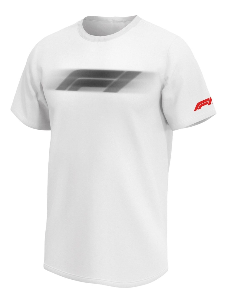 Fanatics Formula 1 Motion Logo Graphic 100% Cotton White T-Shirt - Image 2 of 2
