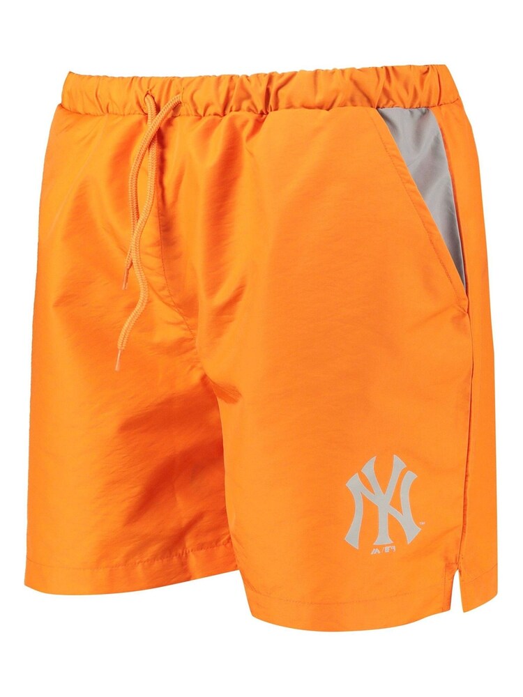 Fanatics Orange MLB New York Yankees Swimshorts - Image 3 of 3 Fanatics Orange MLB New York Yankees Swimshorts - Image 3 of 3