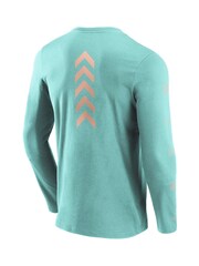Fanatics Green Formula 1 Miami Beat The Street Graphic Long Sleeve 100% Cotton T-Shirt - Image 3 of 3