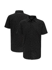Fanatics Mercedes AMG Petronas F1 Polka Dot Black Shirt - Image 1 of 3
