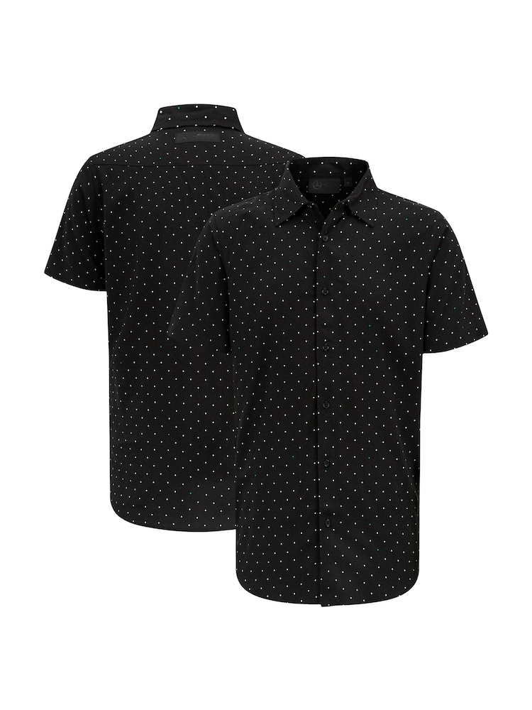 Fanatics Mercedes AMG Petronas F1 Polka Dot Black Shirt - Image 1 of 3