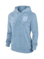 Nike Blue England Womens Essential Hoodie- Womens - Image 2 of 3