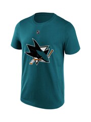 Fanatics Green 100% Cotton NHL San Jose Sharks Name and Number Graphic T-Shirt - Image 2 of 3