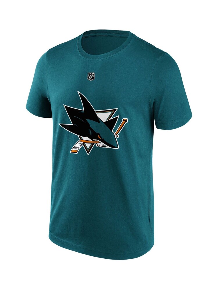 Fanatics Green 100% Cotton NHL San Jose Sharks Name and Number Graphic T-Shirt - Image 2 of 3