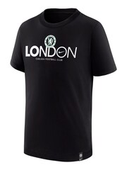 Nike Black Kids Chelsea Mercurial 100% Cotton T-Shirt - Image 2 of 3
