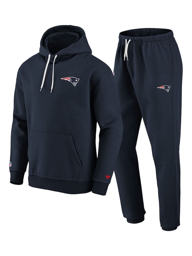 Fanatics Blue NFL New England Patriots Fleece Tracksuit - Image 1 of 4