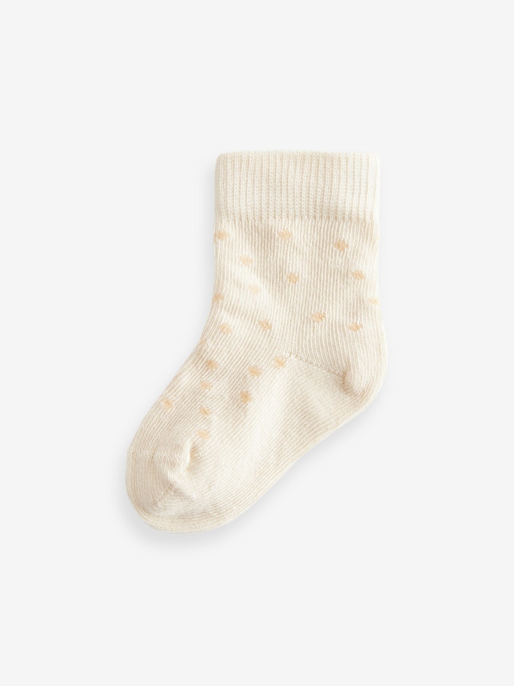 Neutral Bear Baby Socks 5 Pack (0mths-2yrs) - Image 4 of 6