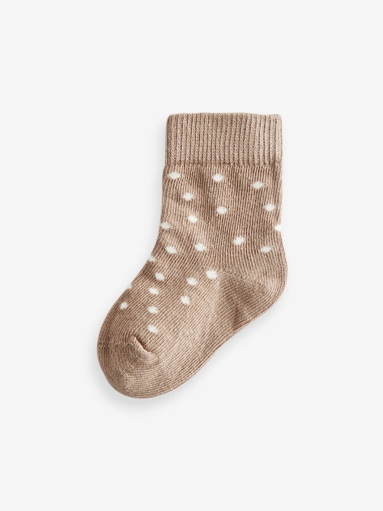 Neutral Bear Baby Socks 5 Pack (0mths-2yrs) - Image 5 of 6