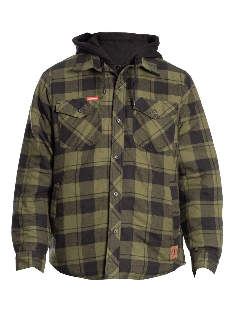 Hard Yakka Green Quilted Flannel Shacket - Image 1 of 3