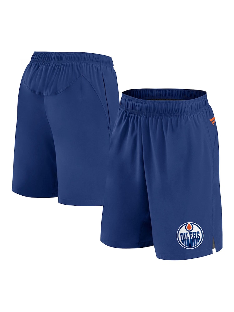 Fanatics Blue NHL Edmonton Oilers Authentic Pro Performance Shorts - Image 1 of 4
