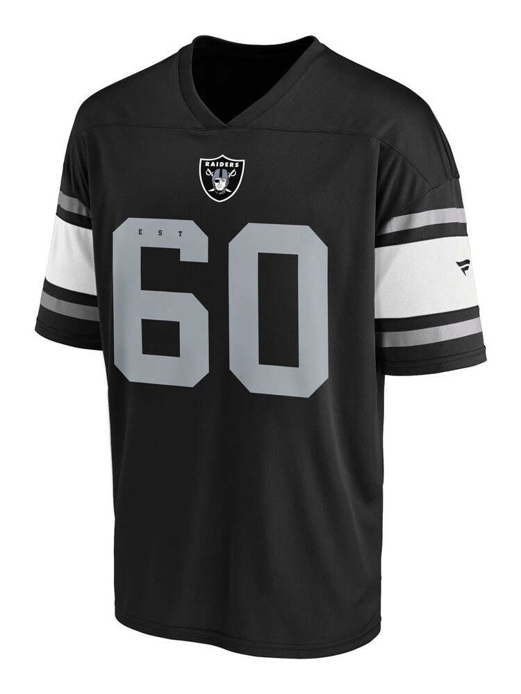 Fanatics NFL Las Vegas Raiders Franchise Poly Mesh Black Jersey - Image 2 of 3