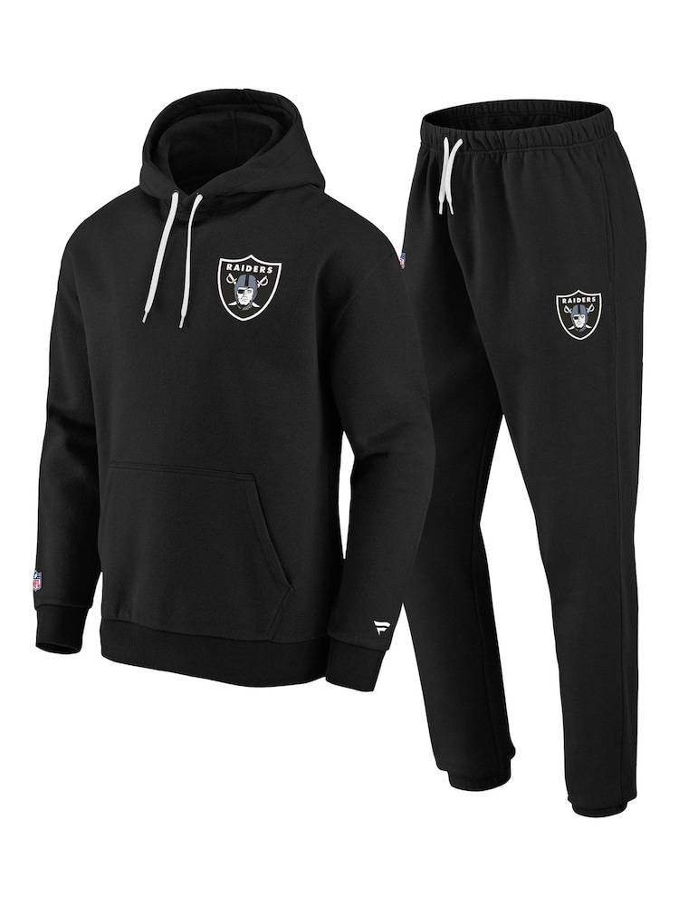 Fanatics NFL Las Vegas Raiders Fleece Black Tracksuit - Image 1 of 4 Fanatics NFL Las Vegas Raiders Fleece Black Tracksuit - Image 1 of 4