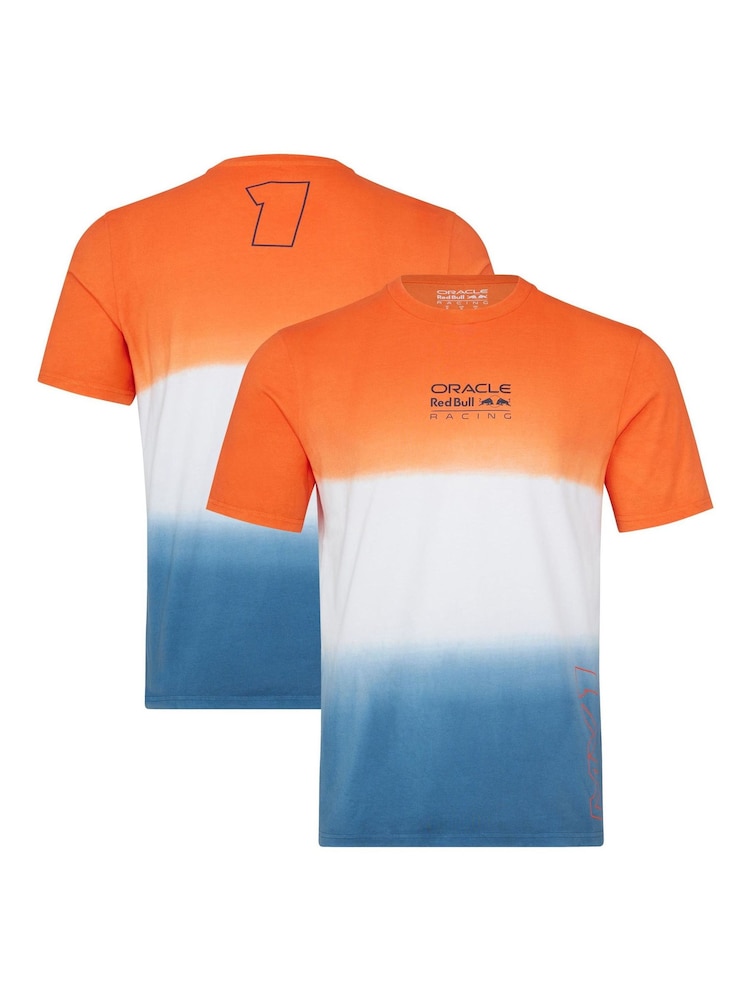 Fanatics Unisex 100% Cotton White Oracle Bull Racing Max Verstappen Driver T-Shirt - Image 1 of 3