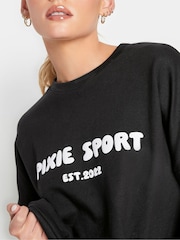 Schwarz - PixieGirl Petite Sport 100% Cottton Sweater - Bild 5 von 5